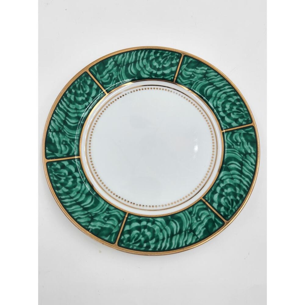 Vintage Georges Briard Imperial Malachite Porcelain Cappuccino Cups & Saucers 4 - Picture 9 of 15